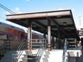 Charles A Gallagher Transit Terminal (Lowell MBTA Commuter Rail System) - Lowell Massachusetts - Structural Corten Steel (Canopy-Columns-Railings-Roof Deck-Rebar)